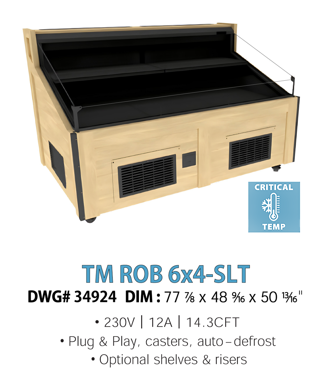 ●TRC ORCHARD BIN - TM ROB 6X4-SLT – Thermell Refrigeration