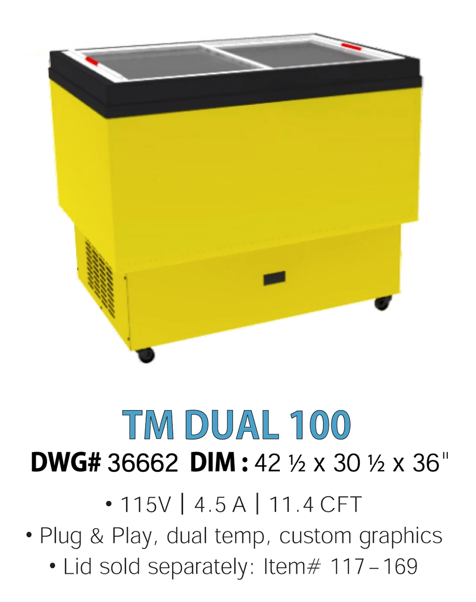 COLD WALL MERCHANDISERS - TM DUAL 100