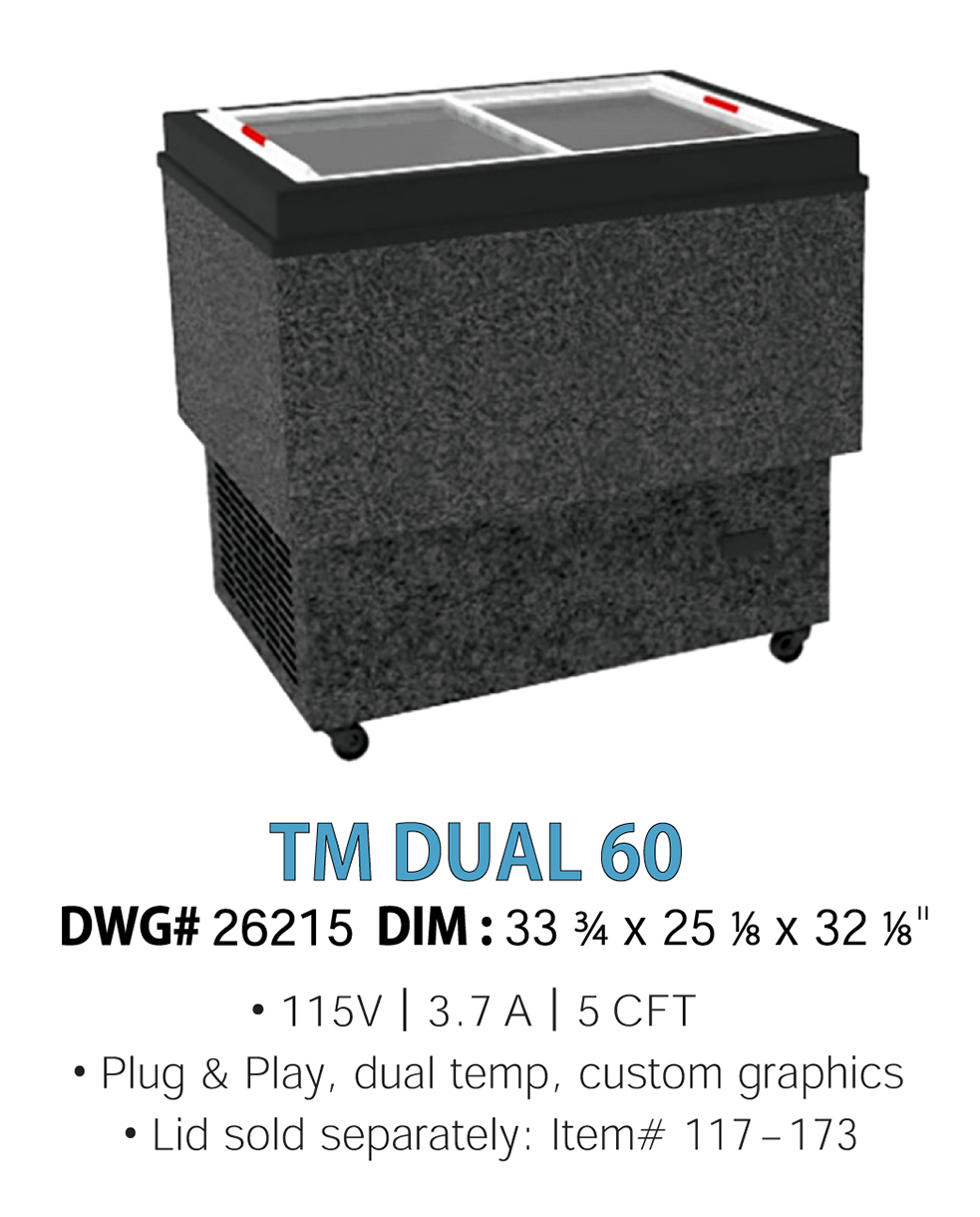 COLD WALL MERCHANDISER - TM DUAL 60