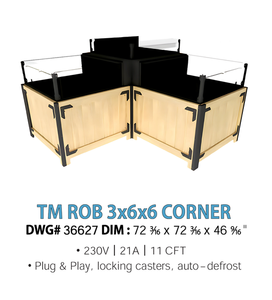 ORCHARD BIN - TM ROB 3X3X6 CORNER